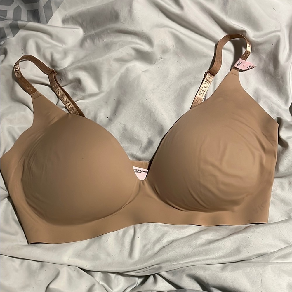 Victoria's Secret Tan T-Shirt Bra with Adjustable Straps